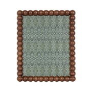 DesignOvation   8x10 Picture Frame   Beaded Medium Walnut Tabletop Photo Frame