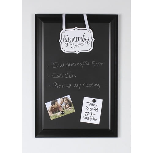 DesignOvation Bosc Magnetic Chalkboard - Black