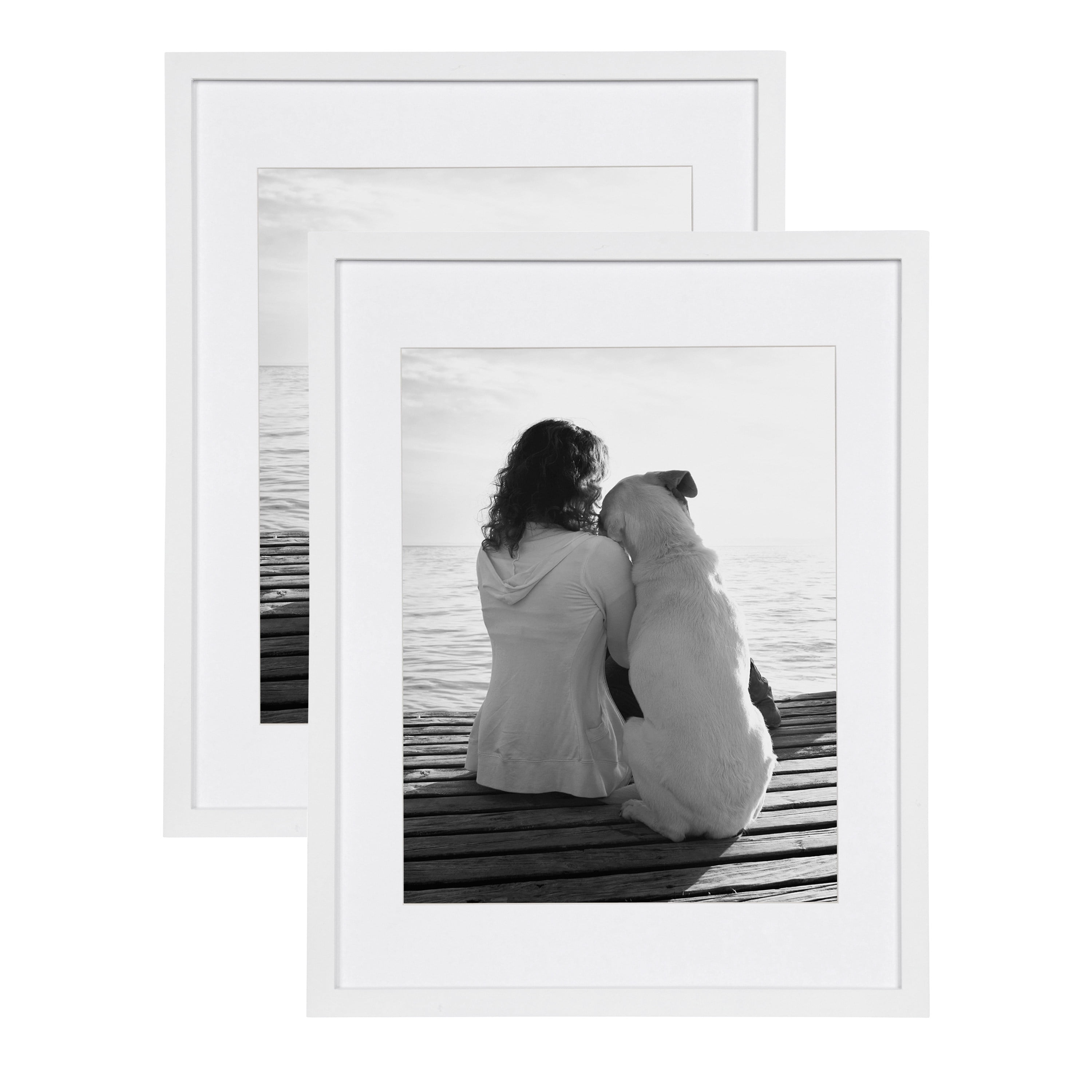 Matte-Black GALLERY-CANVAS DEPTH matted wood 14x18/11x14 frame by  Nielsen-Bainbridge® - Picture Frames, Photo Albums, Personalized and  Engraved Digital Photo Gifts - SendAFrame