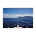 thumbnail image 1 of DesignOvation Sylvie Sailing Framed Canvas Wall Art by Matthew Meyer, 23x33 White, Coastal Landscape Wall-Mounted Home Decor, 1 of 6