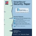 thumbnail image 1 of DesignSecure Basketweave Blue Security Paper 8.5 x 11, 500 Sheets by Simpson Security Papers, 1 of 3