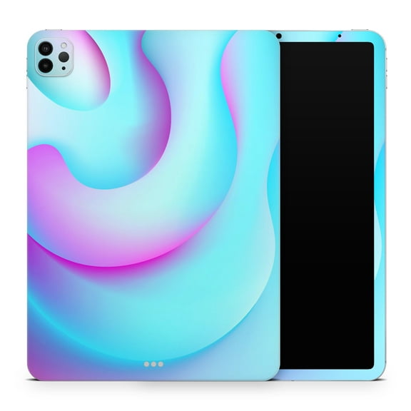 DesignSkinz Abstract Neon Wave V12 Full-Body Skin Decal Wrap Cover for iPad (A1219/A1337)