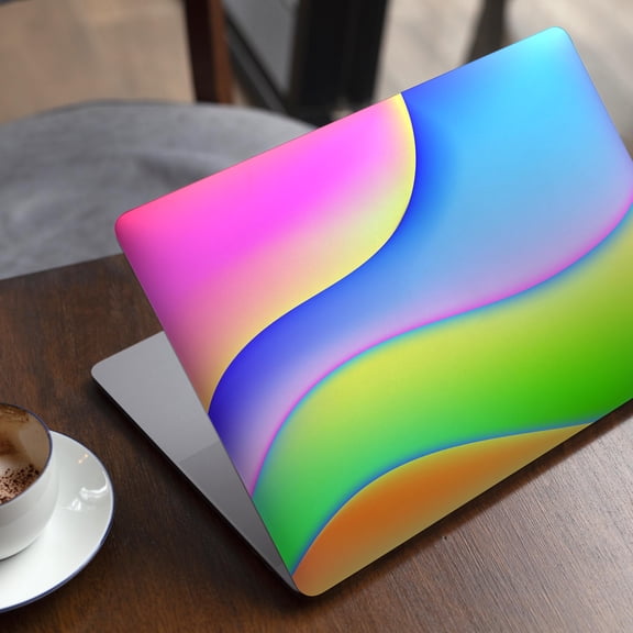 DesignSkinz Abstract Neon Wave V5 Full-Body Skin Decal Wrap Cover for MacBook 12" Retina (A1534)