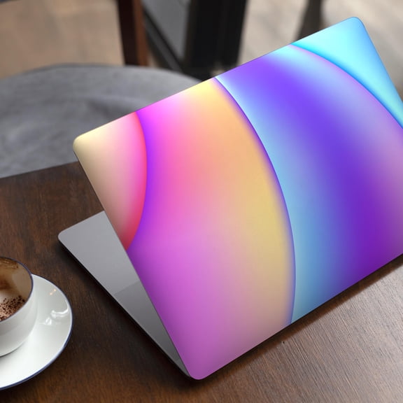DesignSkinz Abstract Neon Wave V6 Full-Body Skin Decal Wrap Cover for MacBook 12" Retina (A1534)