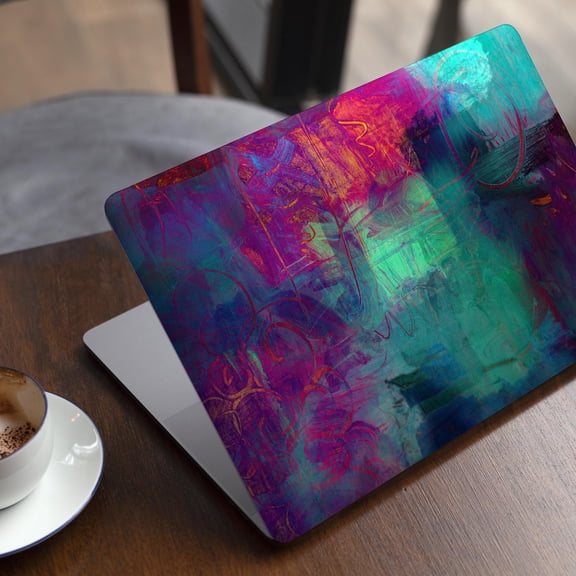 DesignSkinz Abstract Oil Painting V3 Full-Body Skin Decal Wrap Cover for MacBook Air 13" M2/M3 (A2681/A3113)