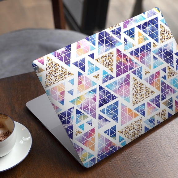 DesignSkinz Abstract Triangular Watercolor Shapes Full-Body Skin Decal Wrap Cover for MacBook 12" Retina (A1534)