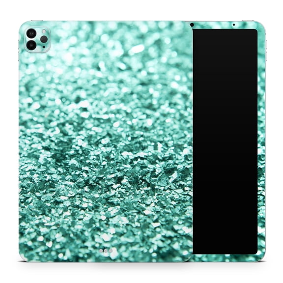 DesignSkinz Aqua Green Glimmer Full-Body Skin Decal Wrap Cover for iPad Mini 2 (A1489/A1490)