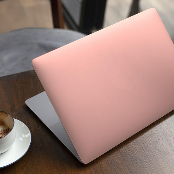DesignSkinz Baby Coral Pastel Color Full-Body Skin Decal Wrap Cover for MacBook Air 13" M2/M3 (A2681/A3113)