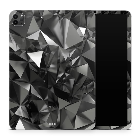 DesignSkinz Black 3D Diamond Surface Full-Body Skin Decal Wrap Cover for iPad Air 3 (A2152/A2123)