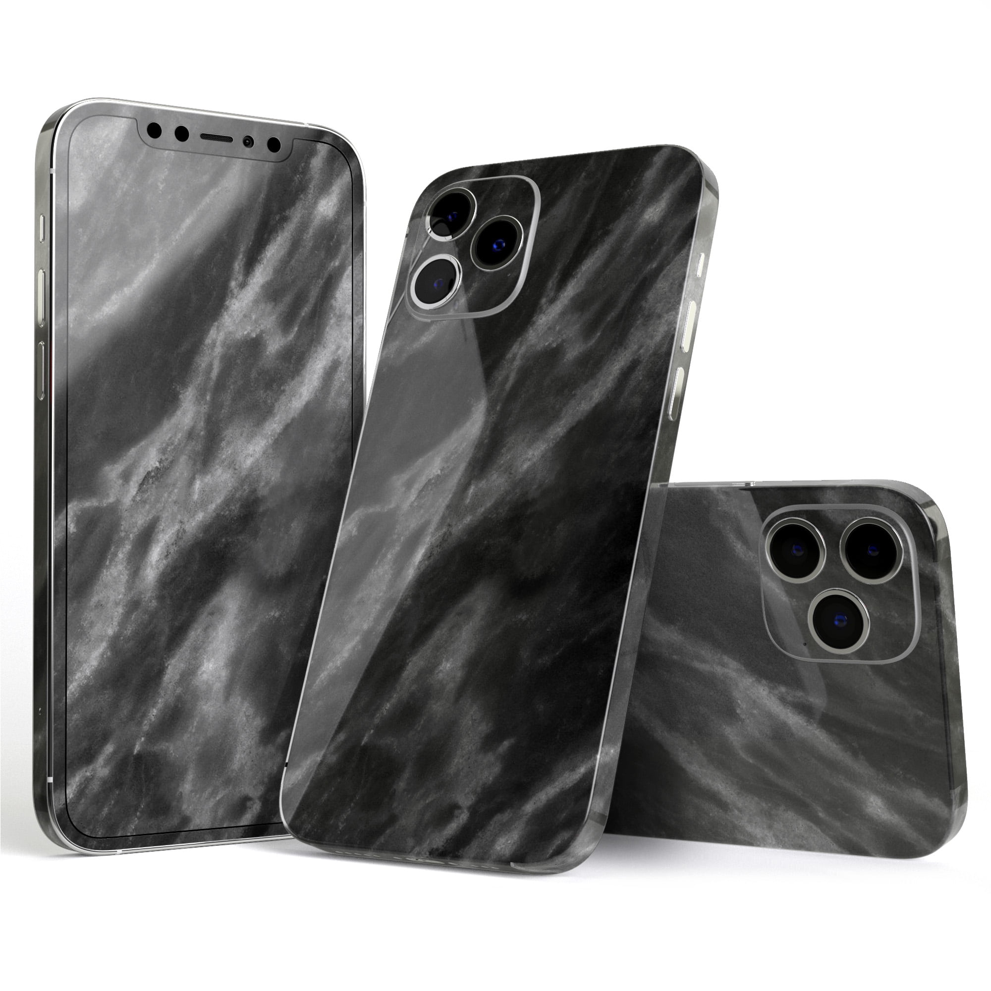 DesignSkinz Black and Chalky White Marble FullBody Skin Decal Wrap