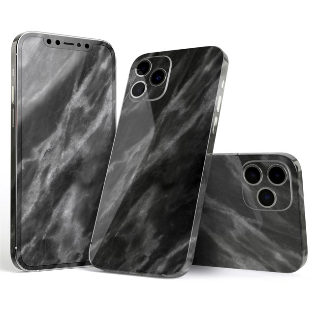 DesignSkinz Black and Chalky White Marble FullBody Skin Decal Wrap