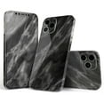 DesignSkinz Black and Chalky White Marble FullBody Skin Decal Wrap