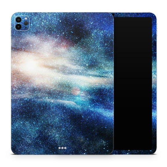 DesignSkinz Blue & Gold Glowing Star-Wave Full-Body Skin Decal Wrap Cover for iPad Pro 10.5" (A1701/A1709)