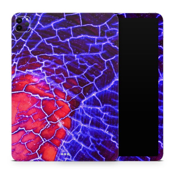 DesignSkinz Blue Red Dragon Vein Agate Full-Body Skin Decal Wrap Cover for iPad Air 2 (A1566/A1567)