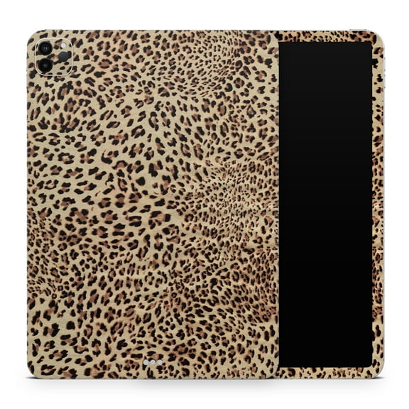DesignSkinz Brown Vector Leopard Print Full-Body Skin Decal Wrap Cover for iPad 6th Gen 9.7”(A1893/A1954)