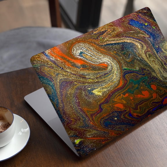 DesignSkinz Colorful Gold Mixed Acrylic Full-Body Skin Decal Wrap Cover for MacBook 12" Retina (A1534)