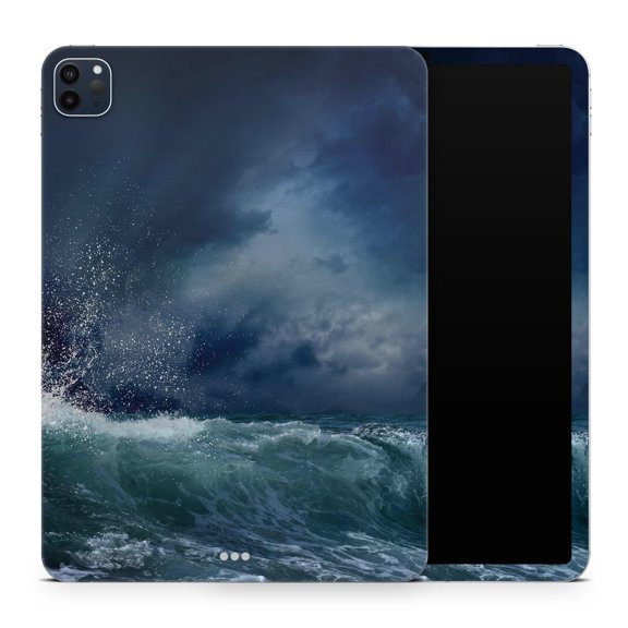 DesignSkinz Crashing Waves Full-Body Skin Decal Wrap Cover for iPad Air 4/5 (A2316/A2324/A2588/A2589)