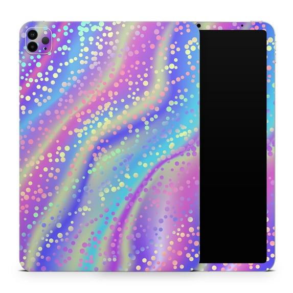 DesignSkinz Cute Holo Confetti V1 Full-Body Skin Decal Wrap Cover for iPad 8th Gen 10.2"(A2270/A2428)