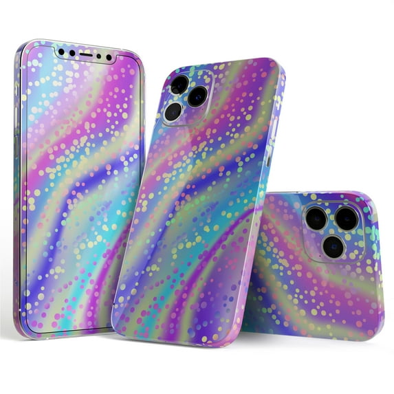 DesignSkinz Cute Holo Confetti V1 Full-Body Skin Decal Wrap Cover for iPhone 13 Pro