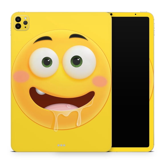 DesignSkinz Drooling Friendly Emoticons Full-Body Skin Decal Wrap Cover for iPad Air 4/5 (A2316/A2324/A2588/A2589)