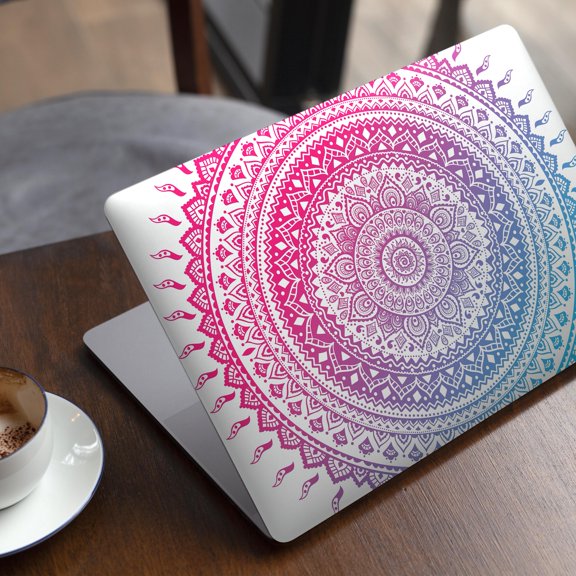 DesignSkinz Ethnic Indian Tie-Dye Circle Full-Body Skin Decal Wrap Cover for MacBook Pro 13" M1/M2 (A2338)