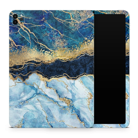 DesignSkinz Foiled Marble Agate Full-Body Skin Decal Wrap Cover for iPad Mini 5 (A2133/A2124)