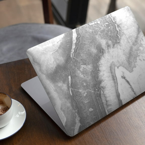 DesignSkinz Gray Slate Marble V26 Full-Body Skin Decal Wrap Cover for MacBook Pro 16" (A2141)