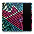 thumbnail image 1 of DesignSkinz Grungy Neon Triangular Zig Zag Shapes Full-Body Skin Decal Wrap Cover for iPad Mini 4 (A1538/A1550), 1 of 4