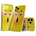 thumbnail image 1 of DesignSkinz Heart Eyes Friendly Emoticons Full-Body Skin Decal Wrap Cover for iPhone SE, 1 of 9