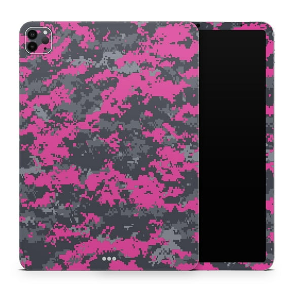 DesignSkinz Hot Pink and Gray Digital Camouflage Full-Body Skin Decal Wrap Cover for iPad Mini (A1432/A1454)