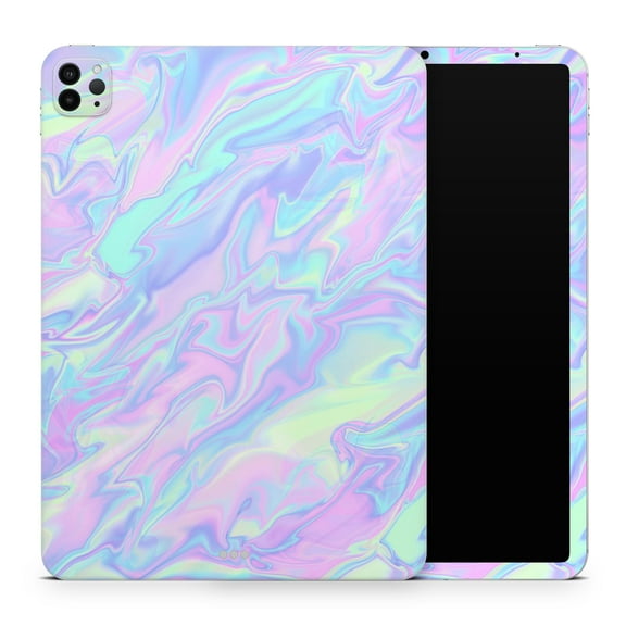 DesignSkinz Iridescent Dahlia v1 Full-Body Skin Decal Wrap Cover for iPad (A1219/A1337)