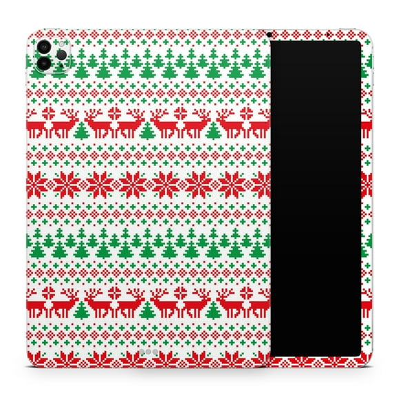 DesignSkinz Knitted Ugly Christmas Sweater V2 Full-Body Skin Decal Wrap Cover for iPad 3rd Gen (A1416/A1430/A1403)