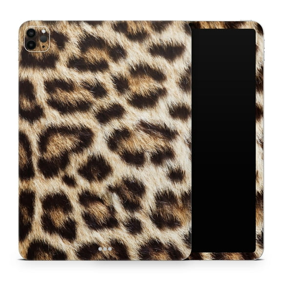 DesignSkinz Leopard Furry Animal Hide Full-Body Skin Decal Wrap Cover for iPad 8th Gen 10.2"(A2270/A2428)