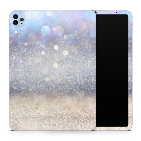 DesignSkinz Light Blue and Tan Unfocused Orbs of Light Full-Body Skin Decal Wrap Cover for iPad (A1219/A1337)