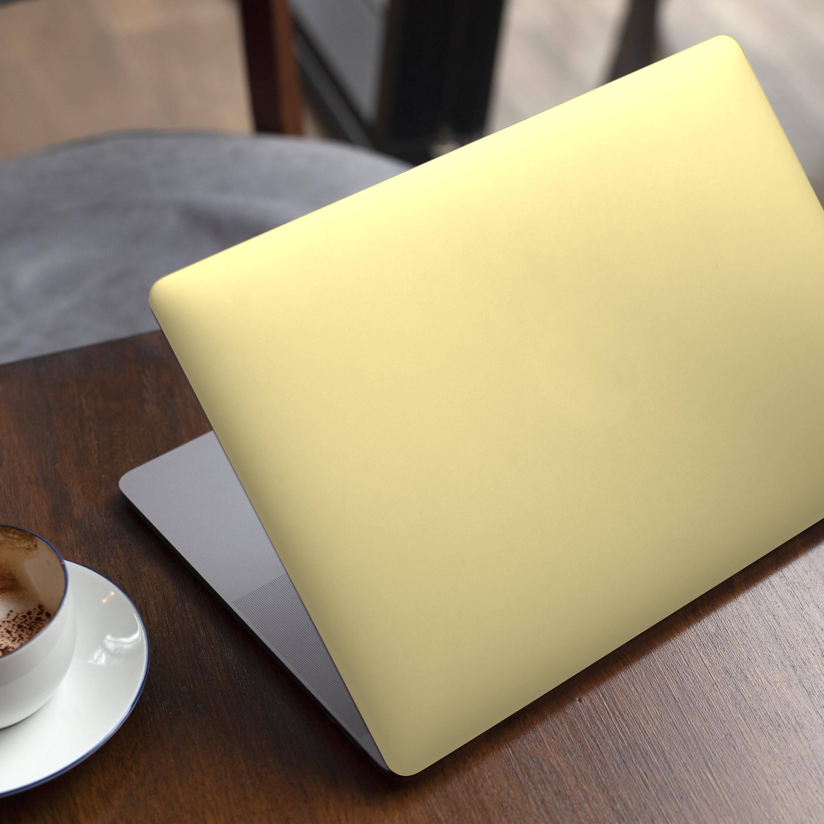 DesignSkinz Light Yellow Pastel Color Full-Body Skin Decal Wrap Cover ...