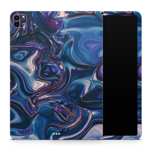 DesignSkinz Liquid Abstract Paint Remix V24 Full-Body Skin Decal Wrap Cover for iPad Pro 11” 3rd/4th Gen (A2377/A2459/A2759/A2435)