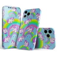 thumbnail image 1 of DesignSkinz Magical Cartoon Unicorns Full-Body Skin Decal Wrap Cover for iPhone 12, 1 of 9