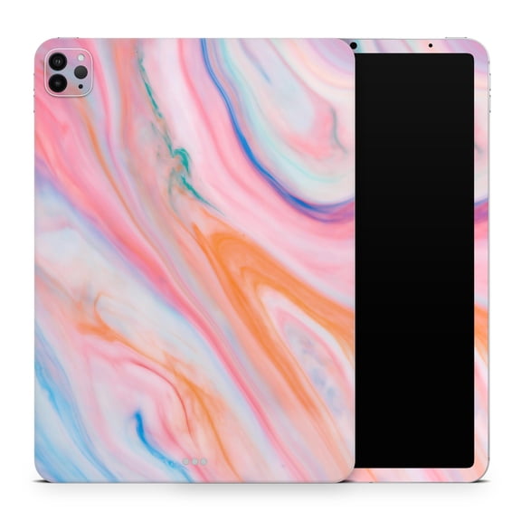 DesignSkinz Magical Coral Marble V5 Full-Body Skin Decal Wrap Cover for iPad Pro 11” 3rd/4th Gen (A2377/A2459/A2759/A2435)