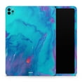 thumbnail image 1 of DesignSkinz Marbleized Ocean Blue Full-Body Skin Decal Wrap Cover for iPad 4th Gen (A1458/A1459/A1460), 1 of 4