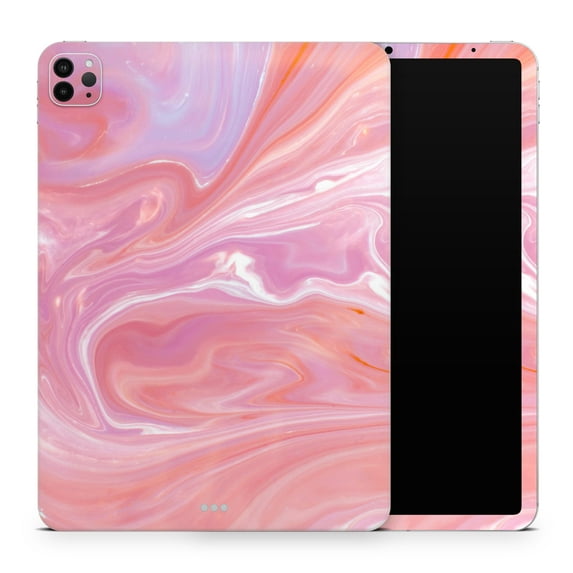 DesignSkinz Marbleized Pink Paradise Full-Body Skin Decal Wrap Cover for iPad Pro 12.9” 5th/6th Gen (A2641/A2378)