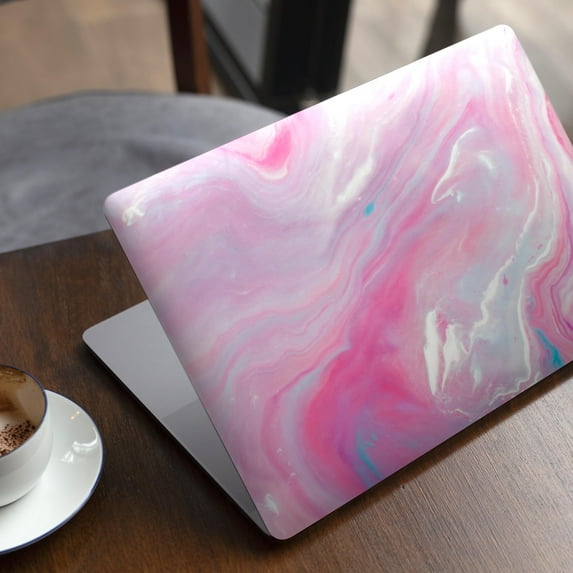 DesignSkinz Marbleized Pink Paradise V8 Full-Body Skin Decal Wrap Cover for MacBook Pro 16" M1/M2/M3 (A2485/A2780/A2991)