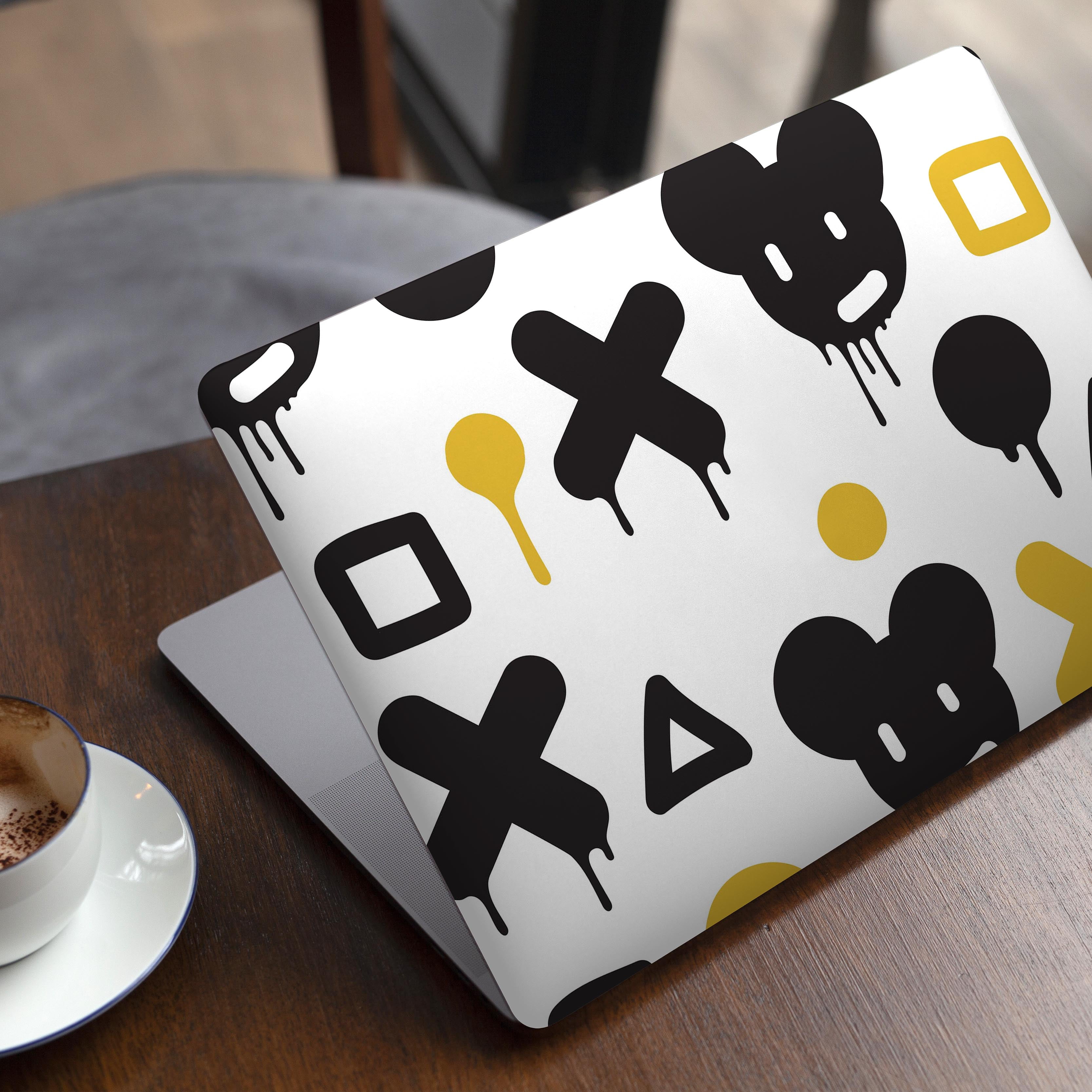 Skin Decal Wrap for MacBook Air Retina 13 Inch - U.S.A. Flag Skull Drip