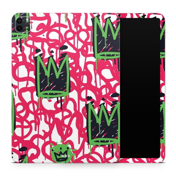 DesignSkinz Modern Graffiti Crown V1 Full-Body Skin Decal Wrap Cover for iPad Pro 10.5" (A1701/A1709)