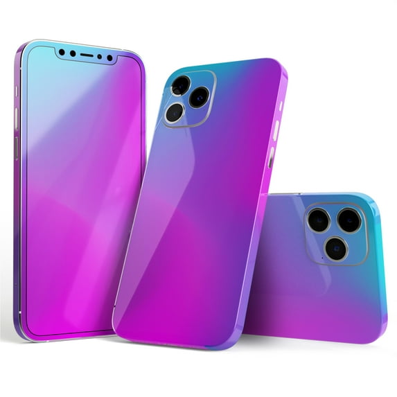 DesignSkinz Neon Holographic V1 Full-Body Skin Decal Wrap Cover for iPhone 16 Plus
