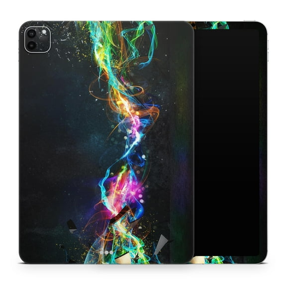 DesignSkinz Neon Motion Lights Full-Body Skin Decal Wrap Cover for iPad Pro 12.9” 3rd Gen (A1876/A1895/A2014)