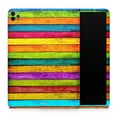 DesignSkinz Neon Wood Planks FullBody Skin Decal Wrap Cover for iPad