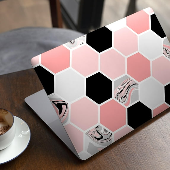 DesignSkinz Pale Pink Hex Full-Body Skin Decal Wrap Cover for MacBook Pro 16" (A2141)