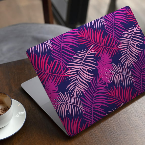 DesignSkinz Purple Tropical Full-Body Skin Decal Wrap Cover for MacBook Pro 14" M1/M2/M3 (A2442/A2779/A2992)