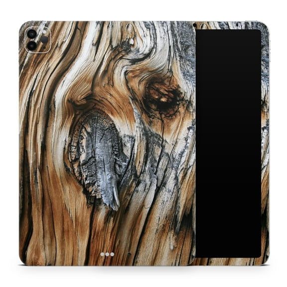 DesignSkinz Raw Aged Knobby Wood Full-Body Skin Decal Wrap Cover for iPad Pro 10.5" (A1701/A1709)