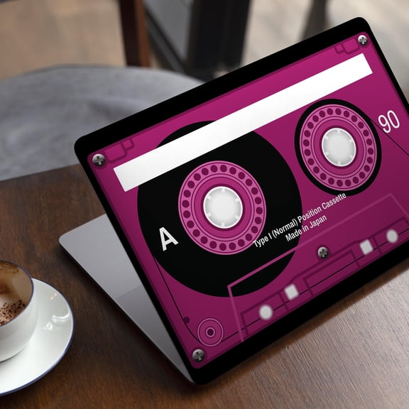 DesignSkinz Retro Cassette Tape V10 Full-Body Skin Decal Wrap Cover for MacBook 12" Retina (A1534)